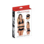 Фіксатор для талії і рук Fetish Tentation Waist and Wrist Straps з маскою на очі