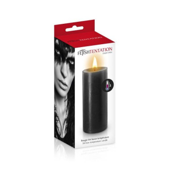 БДСМ-cвеча низкотемпературная Fetish Tentation SM Low Temperature Candle Black