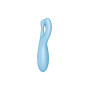 Кліторальний смарт-вібратор Satisfyer Threesome 4 Blue з трьома пальчиками
