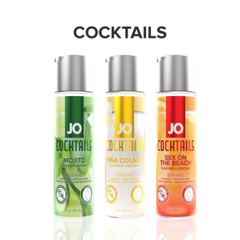 Лубрикант на водній основі JO Cocktails - Pina Colada без цукру, рослинний гліцерин (60 мл)