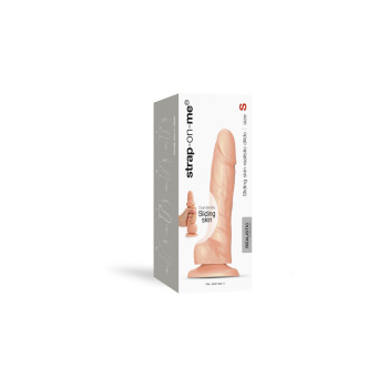 Реалистичный фаллоимитатор Strap-On-Me Sliding Skin Realistic Dildo Vanille S, эффект подвижной кожи
