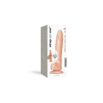 Реалистичный фаллоимитатор Strap-On-Me Sliding Skin Realistic Dildo Vanille L, эффект подвижной кожи