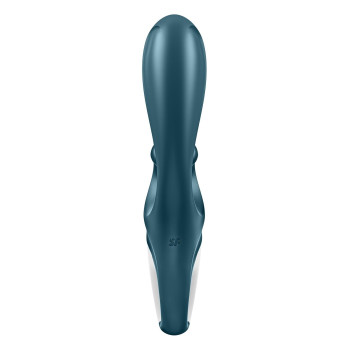 Смарт вибратор кролик Satisfyer Hug Me Bluegrey, 2 мотора, диаметр 4,2см, широкая клиторальная часть