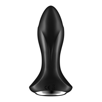 Анальна смарт-вібропробка із перлинним масажем Satisfyer Rotator Plug 1+ Black