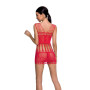 Бодистокинг мини-платье с бабочками Passion BS090 One Size red