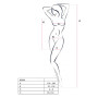 Бодистокинг мини-платье с бабочками Passion BS090 One Size red