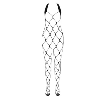 Бодистокинг в очень крупную сетку Passion BS091 black, с доступом