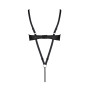 Боді з екошкіри Passion CELIN BODY L/XL, black, з доступом, відкритий
