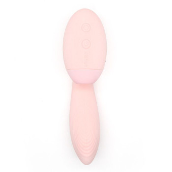 Вакуумный вибратор KISTOY Tina Mini Light Pink, вагинально-клиторальный