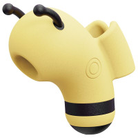 Вакуумный стимулятор с микротоками KISSTOY Beebe Yellow, на палец