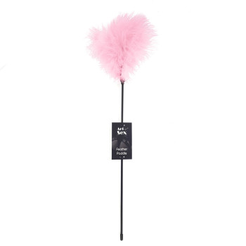 Щекоталка с пером индюка Art of Sex – Feather Paddle, розовая