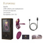 Смарт-эрекционное кольцо Zalo - BAYEK Velvet Purple, двойное с вводимой частью, пульт ДУ