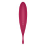Смарт-вибратор для клитора с вакуумной стимуляцией Satisfyer Twirling Pro+ dark red