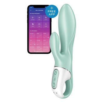Смарт вибратор-кролик Satisfyer Air Pump Bunny 5+, надувается