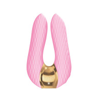 Вибратор для клитора Shunga Aiko Light Pink, гибкие кончики