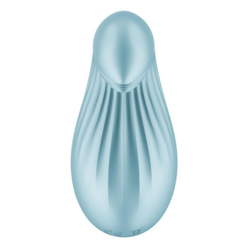 Вибратор Satisfyer Dipping Delight Light Blue, 2 мотора, гибкий кончик
