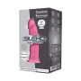 Фаллоимитатор SilexD Robby Pink (MODEL 2 size 6in)  Glow in the dark, двухслойный, силикон+Silexpan, диаметр 3,5см