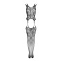 Бодистокинг Obsessive Bodystocking F237 S/M/L, растительное плетение, имитация чулок