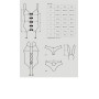 Еротичний костюм зайчика Obsessive Bunny suit 4 pcs costume pink L/XL, рожевий, топ з підв’язками