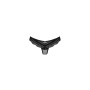 Напівпрозорі трусики з підвіскою Obsessive Ivannes panties black S/M, чорні