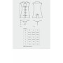 Еротичний костюм стюардеси Obsessive Stewardess 3 pcs grey L/XL, сірий, сукня, стрінги, пілотка