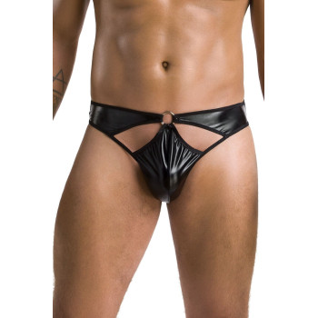 Мужские стринги Passion 033 THONG PAUL S/M Black, под латекс