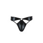 Мужские стринги Passion 033 THONG PAUL S/M Black, под латекс