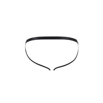 Мужские открытые слипы Passion 034 OPEN LUKE XXL/XXXL Black, экокожа