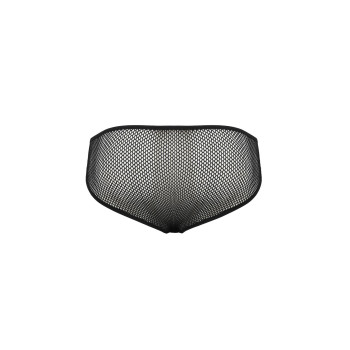 Чоловічі труси зі шнурівкою Passion 035 SLIP RICHARD L/XL Black, екошкіра, сітка