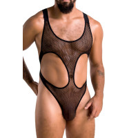 Чоловіче сітчасте боді Passion 040 LEON L/XL Black, сітка, резинки