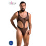 Чоловіче сітчасте боді Passion 040 LEON S/M Black, сітка, резинки