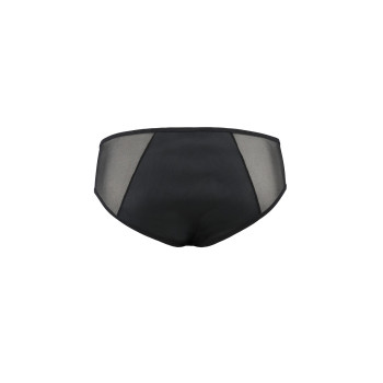 Чоловічі сліпи на блискавці Passion 042 SLIP TIMMY L/XL Black, екошкіра, сітка