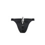 Чоловічі сліпи на шнурівці Passion 044 SLIP BEN L/XL Black, екошкіра, люверси