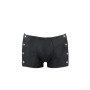 Чоловічі шкіряні боксери із заклепками Passion 048 SHORT DAVID XXL/XXXL Black