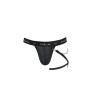 Чоловічі трусики танга з підв’язкою Passion 058 THONG BILL S/M Black