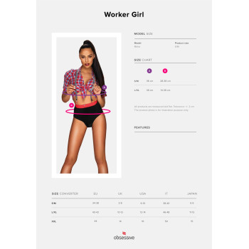 Костюм робітниці Obsessive Worker Girl S/M