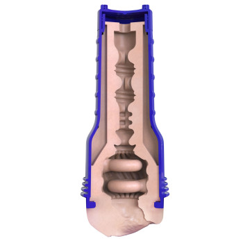 Мастурбатор-вагіна Fleshlight Boost Bang Light Medium Flesh, плаваючі кільця Turbo Tech