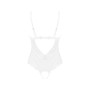 Еротичне напівпрозоре боді Obsessive Heavenlly crotchless teddy M/L, з доступом