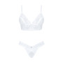 Эротический комплект Obsessive Heavenlly 2-pcs set XL/2XL, бюстгальтер и танга