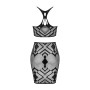Еротичний напівпрозорий комплект Obsessive K101 top & skirt S/M/L, топ, спідниця