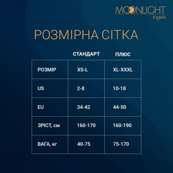 Платье-бодистокинг Moonlight Plus Model 08 XL-XXXL Red