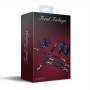Набор для БДСМ Feral Feelings BDSM Kit 3 Black, наручники, поножи, крестовина
