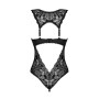Мереживне боді Obsessive Donna Dream crotchless teddy XS/S Black, відкритий доступ