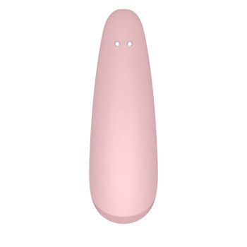 Вакуумный клиторальный стимулятор Satisfyer Curvy 2+ Pink с управлением через интернет