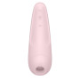 Вакуумный клиторальный стимулятор Satisfyer Curvy 2+ Pink с управлением через интернет