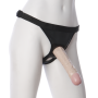 Трусики со страпоном Doc Johnson Vac-U-Lock 8 Inch Classic Dong Ultra Harness, ПВХ, диаметр 3,8см