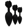 Набір анальних пробок Bathmate Anal Training Plugs, діаметр 2,5 см - 3,1см - 3,8см
