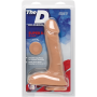 Фаллоимитатор Doc Johnson The D - Super D - 9 Inch With Balls - ULTRASKYN, диаметр 6,4см