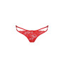 Трусики на зав'язочках з боків Passion Exclusive WARDA THONG L/XL, red