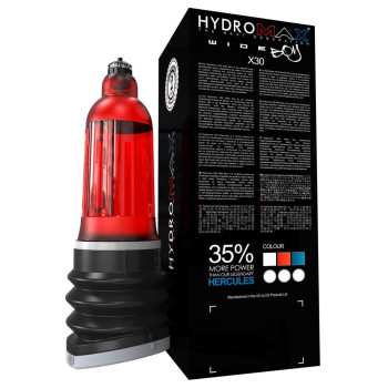 Гідропомпа Bathmate Hydromax 7 WideBoy Red, для члена довжиною від 12,5 до 18 см, діаметр до 5,5 см